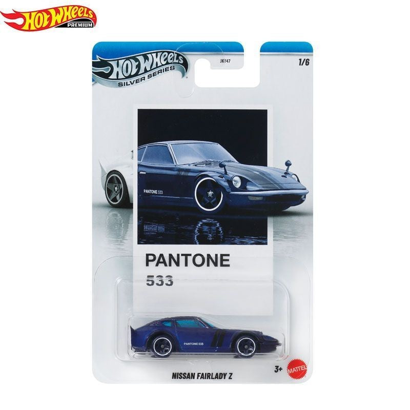 Hot Wheels Silver Series Pantone Artsy Set Genuíno Porsche/Camaro/Kombi/Mustang/Nissan Veículo Diecast Escala 1:64 Modelo de Carro de Liga Presente