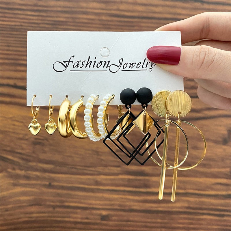 Brincos Grandes de Coração Dourado e Prateado YOBEST para Mulheres, Conjunto de Brincos Borboleta Pendurados, Presentes de Joias Femininas, Nova Moda, 2025