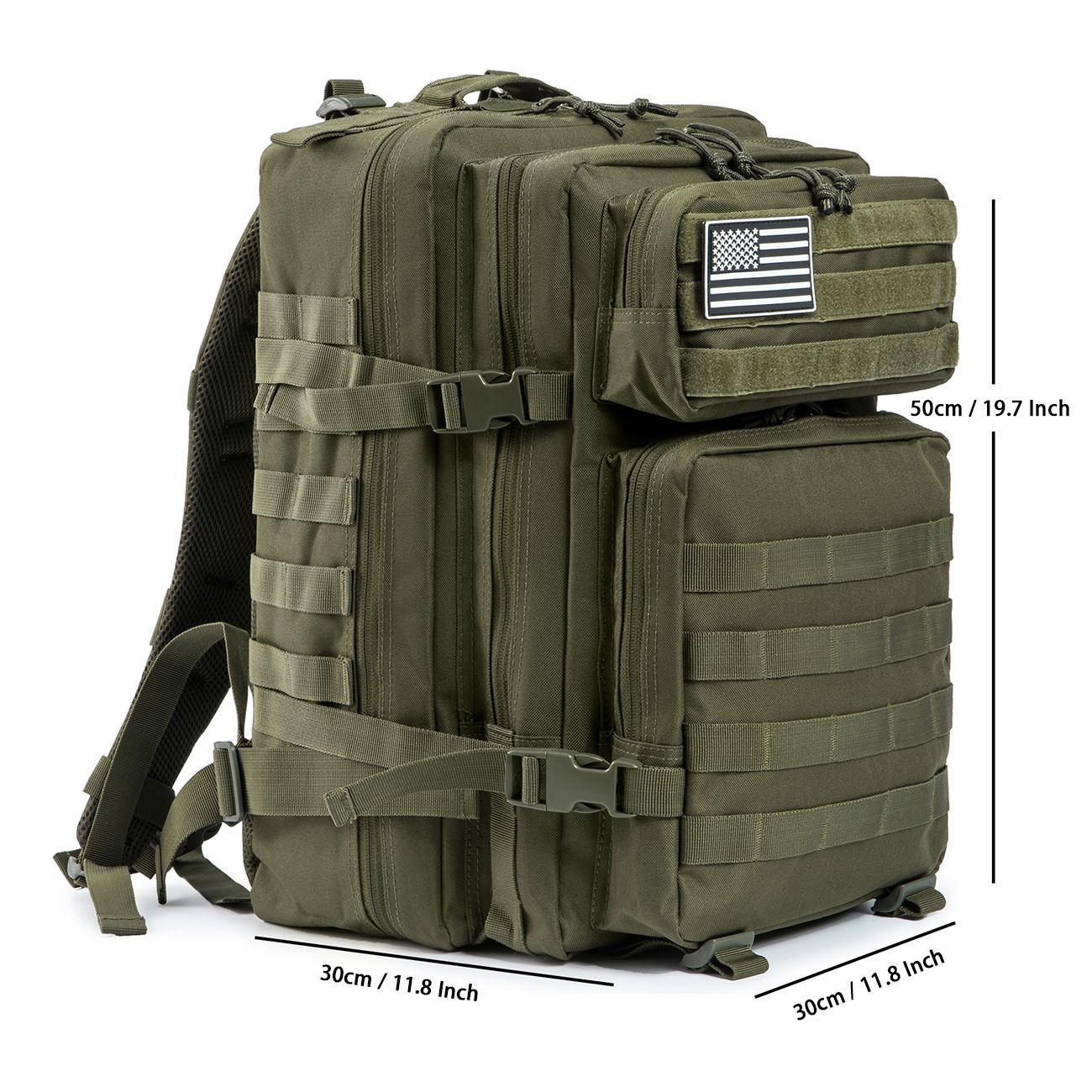 Mochila Tática 45L Grande Capacidade Mochila Militar 3 Dias Fitness Caminhada Bolsa de Acampamento Equipamentos de Caminhada Mochilas