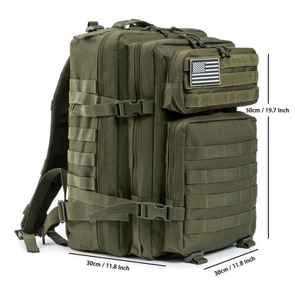 Mochila Tática 45L Grande Capacidade Mochila Militar 3 Dias Fitness Caminhada Bolsa de Acampamento Equipamentos de Caminhada Mochilas