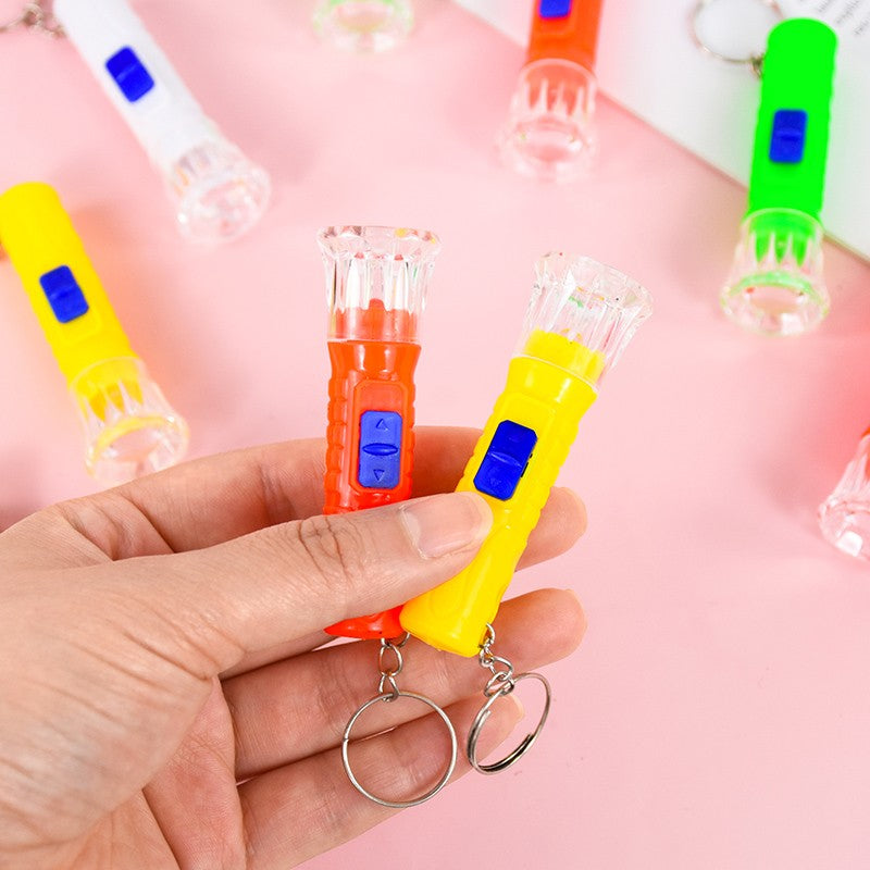 10-30Pcs Mini LED Flashlight Lamp Children Birthday Party Favors Goodie Bag Pinata Filler Toys Rewards Christmas New Year Gifts