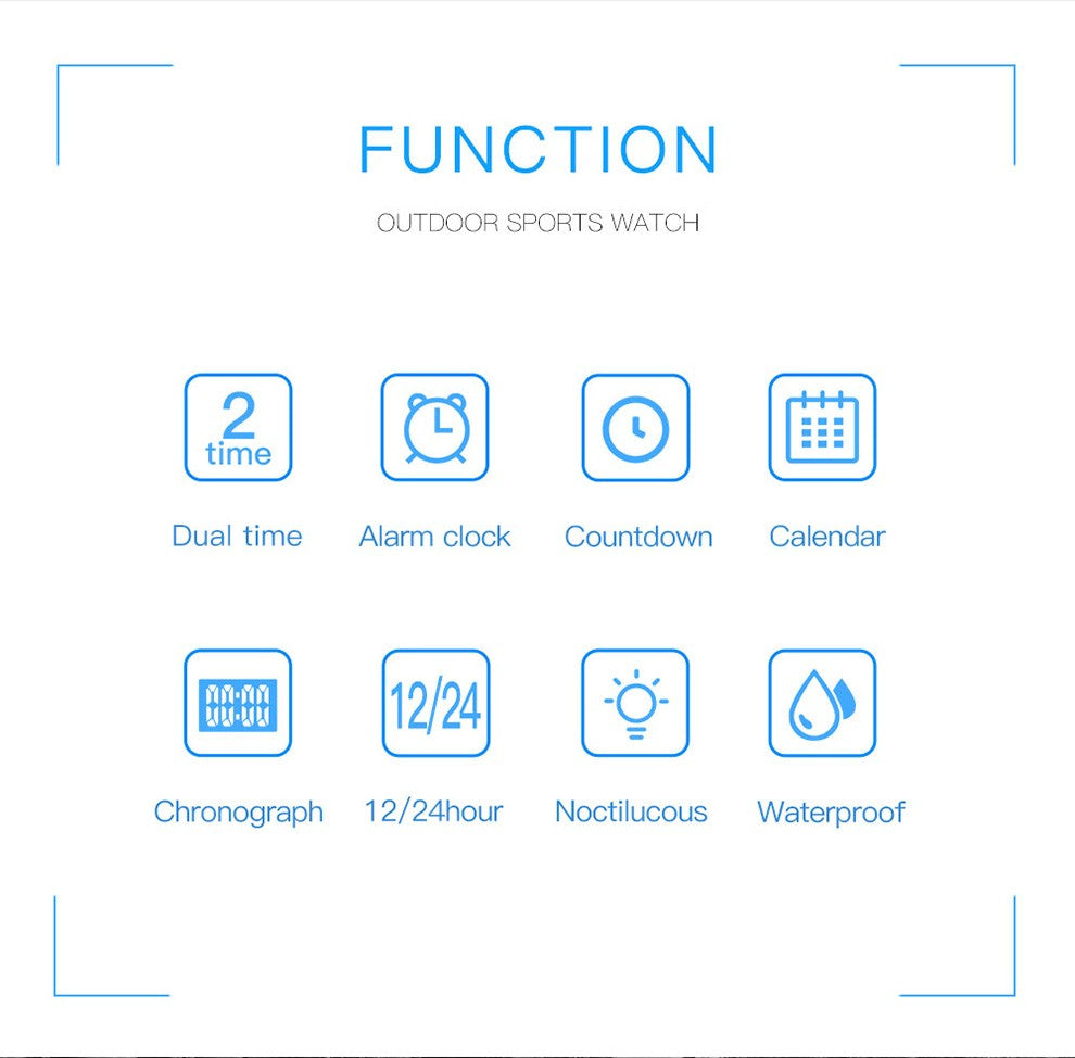 SKMEI 1251 Digital Watch for Men Waterproof Sports Electronic Countdown Mens Wristwatches Military Date Clock 1560 reloj hombre