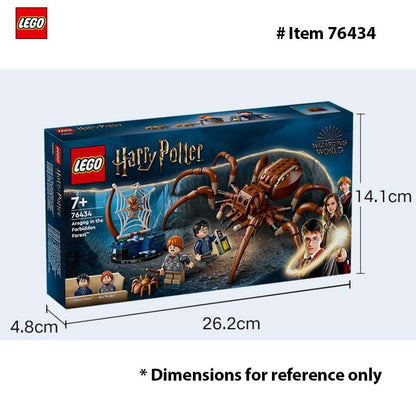 LEGO 76434 Harry Potter - Aragog na Floresta Proibida com Aranhas Figuras de Criaturas Mágicas 2 Minifiguras de Personagens