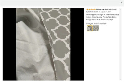 Kitinjoy Waterproof Tablecloth Moroccan Heat-Resistant Table Cloth 60inch Round PVC Wedding Kitchen Dining Desk Table Cover Coat