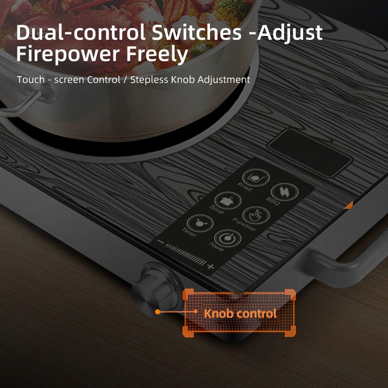 3500W High-Power Electric Ceramic Stove Induction Cooker Multifunctional Household Electronic Kitchen Appliance