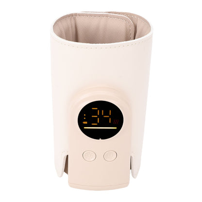 Milk Bottle Warmer Insulated Consistent Temperature USB Rechargeable Fabric ABS Baby Bottle Warmer Quiet Heating for Outdoor