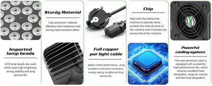U'King 4PCS 200W LED Par Light DMX512 18x8W RGBW LED Wash Light Effect Flat Light for DJ Disco Party Club Wedding Stage Light