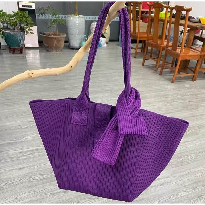 Knitted Phone Bag Scarf Style Unisex Crossbody Shoulder Phone Pouch Colorful Portable Slim Pocket Casual Phone Storage Accessory