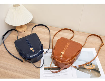 Fashion Women Mini Backpack Solid Color Soft Pu Small Backpacks Female Casual Outdoor Travel Rucksack School Baskpack for Girls