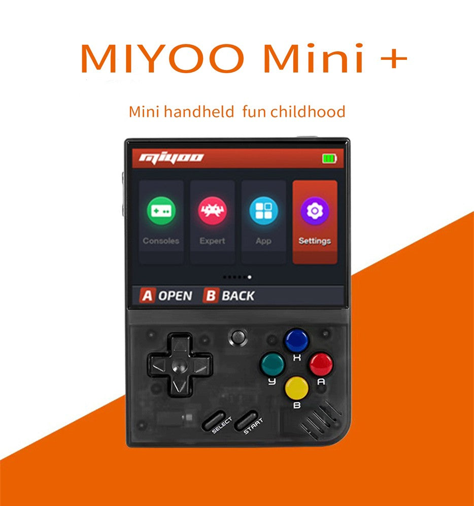 MIYOO Mini Plus Portable Retro Handheld Game Console 3.5"IPS HD Screen Mini+ Players Children's Gift Classic Gaming Emulator