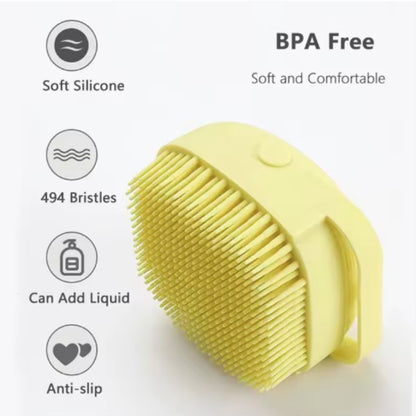 Multifunctional Bath Massage Brush for Dogs And Cats Soft Safety Silicone Puppy Grooming Tool Big Dog Cat Pet Accessories