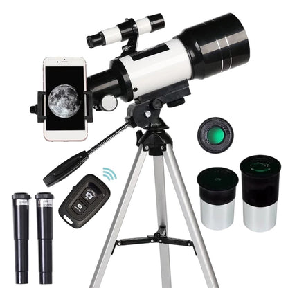 Telescópio Profissional de Viagem Telescópio Astronômico de Viagem com Abertura de 70mm Telescópios Refratores para Iniciantes em Astronomia