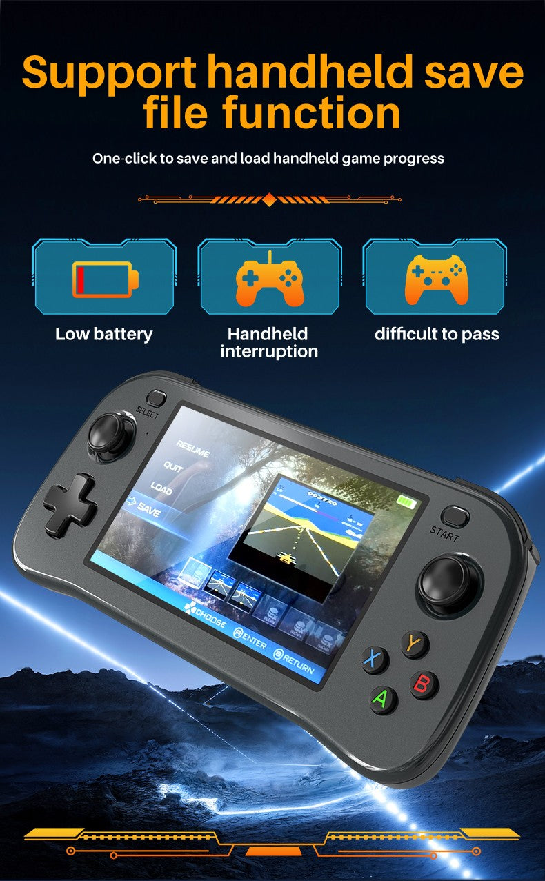 SF3100 Retro Handheld Video Game Console Classic Games Pocket Player 4.5 Inch IPS Screen 3000mAh Portable Linux System SF3000