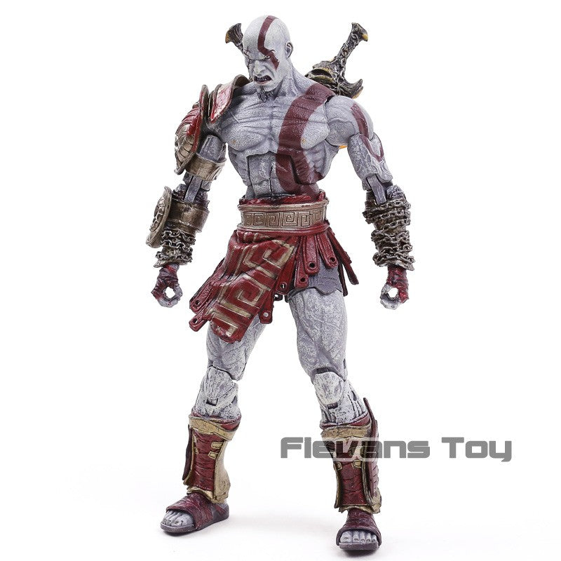 NECA God of War 2018 Kratos & Atreus Ultimate PVC Action Figure Modelo Colecionável Brinquedo 2-pack