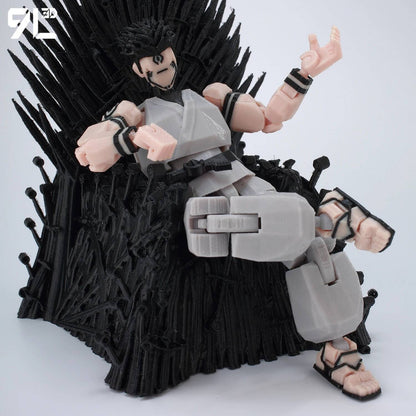 9L3D Anime Impresso Jujutsu Kaisen Sukuna Yuji Yuta Satoru Gojo Bonecos Sorte Dummy 13 Articulados para Modelagem Brinquedos Manequins