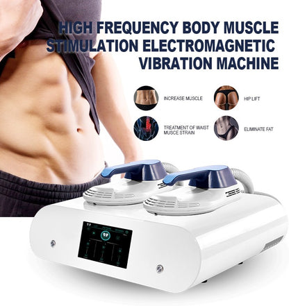11.11 Portable 2 Handle Mini EMS 6500W Electric Muscle Stimulator 200HZ Fitness Machine Weight Loss Home Using Muscle Building