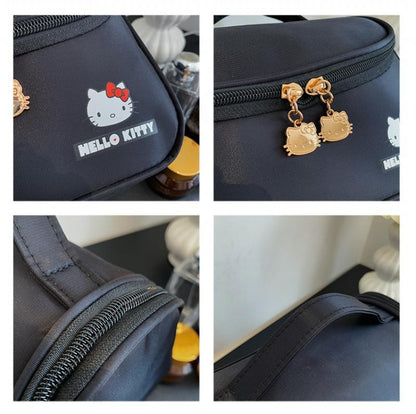 Hello Kittys Cosmetic Bag Cute Cosmetic Bag Girl Portable Large Capacity Travel Wash Up Skin Care Products Storage Bag