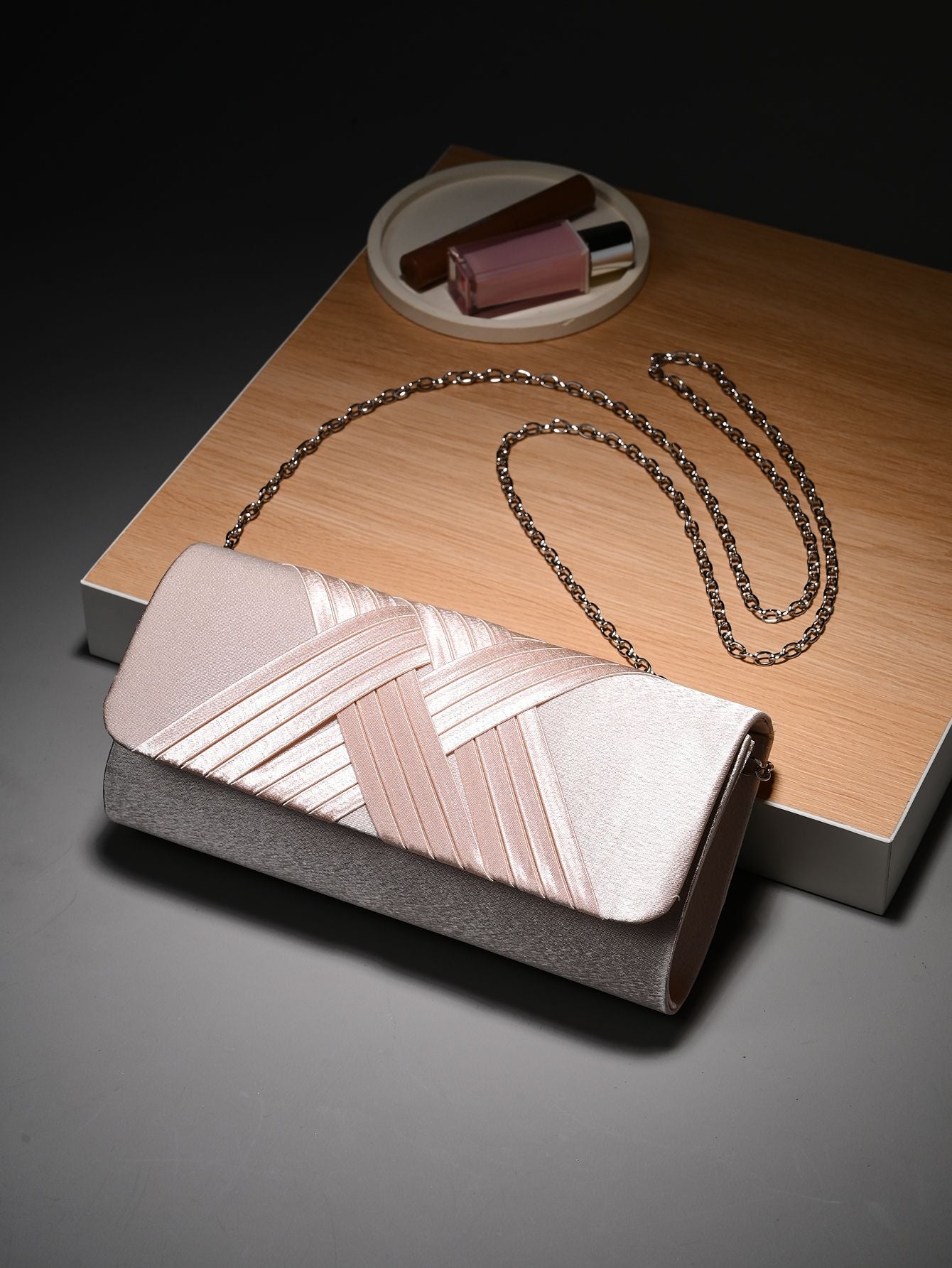 Luxury Stripes Designer One-shoulder bag Envelope Evening Clutch Bags hardware shoulder bag women wedding party gift bag