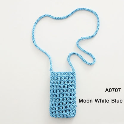 Handmade Crossbody Phone Purse - Openwork Shell Design Tote, Handmade Crossbody Phone Purse,Crochet Beach Bag