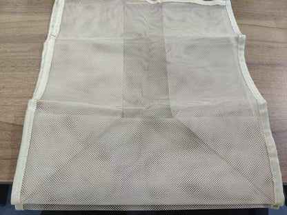 Extra Large Foldable Mesh Tote with Sturdy Handles, Durable Polyester Storage Bag for Beach Toys, Shells, Clothes & Towels