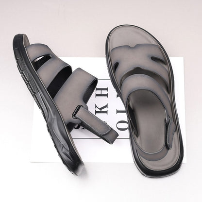 Soft Sole Outdoor Sport Slide Sandals Luxury Brand Male Slippers Men's Summer Comfortable Beach Sandals Non-Slip Walking Shoes