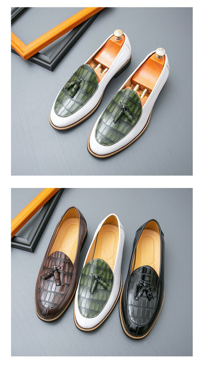 Big Size 47 Business Oxford Shoes Wedding Party Men Dress Shoes Breathable Leather Casual Men's Shoes British Style Loafers