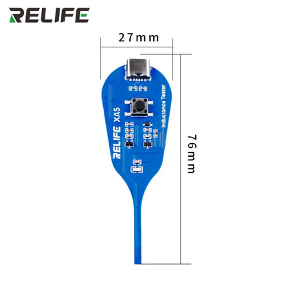 Testador de Indutância RELIFE XA5, localize rapidamente o ponto de falha para testar a qualidade de indutores em placas-mãe eletrônicas