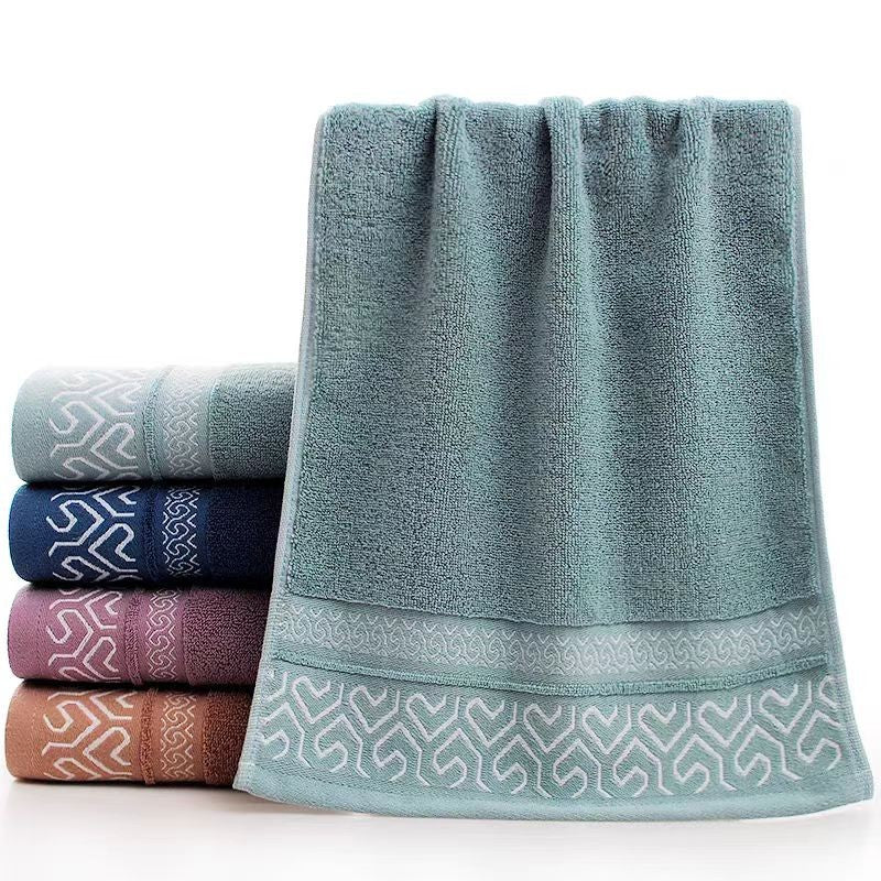 380g new pure cotton thick bath towel 70*140 soft absorbent no shedding color
