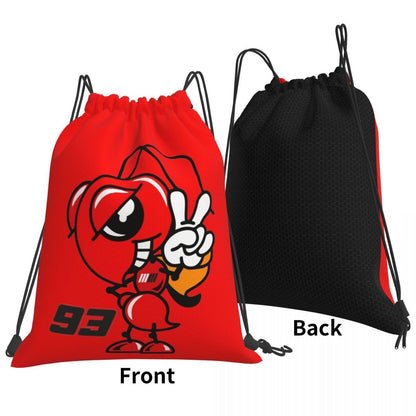 Motorcycle Marc Marqueze 93 Backpacks Casual Drawstring Bags Sports Bag Book Bags For Man Woman School