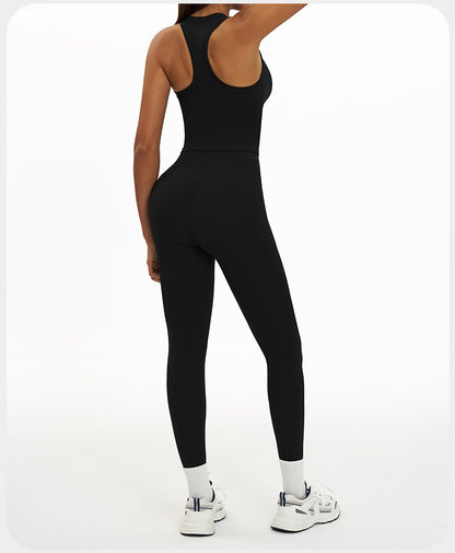 2 Pieces Women's Tracksuit Seamless Yoga Set Workout Outfit Sportswear Gym Clothing High Waist Leggings Fitness Bra Sports Suits