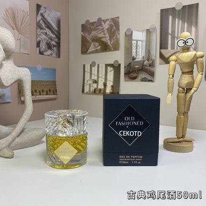50ml de perfume Angels Share de alta qualidade com fragrância de colônia de longa duração e spray corporal atraente de rosa e conhaque
