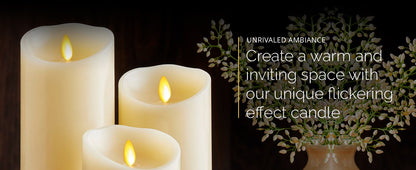 10-240pcs Flameless Fake Candle LED Flickering Candles with Remote Control Battery Operated Pillar Candles for Valentine's Day