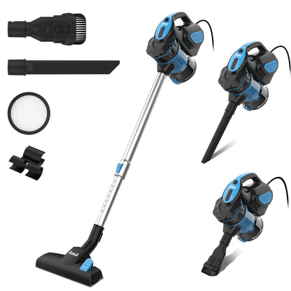 Aspirador de Pó com Fio INSE I5 Sucção Potente 18Kpa Motor 600W Aspirador Vertical Portátil para Casa, Pelos de Animais, Piso Duro
