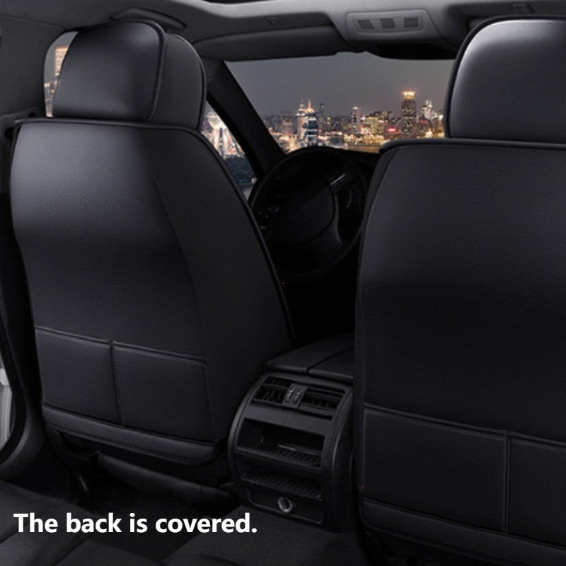 Auto Set Car Seat Covers PU Leather Single Front Split Bench Protector Four Season Universal Fit Most Car SUV Car Accessories