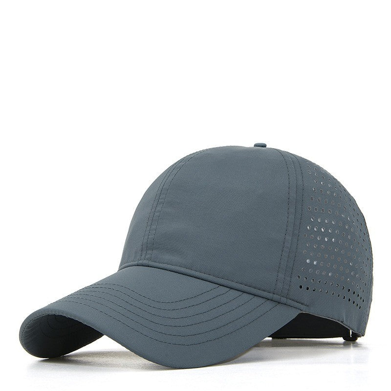 Boné de beisebol SLECKTON personalizado com logotipo bordado, secagem rápida para proteção no verão, design respirável e à prova d'água, estampa de imagem DIY