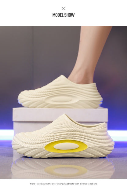 Baotou Slippers for Men 2025 New Model Non-Slip Anti-Odor Sports Outdoor Waterproof Sandals Kitchen Work Shoes