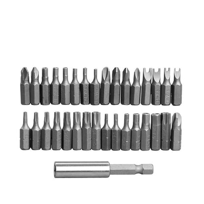Kit de Chaves de Fenda 33 em 1, Conjunto de Ferramentas Essenciais para Casa, Kit de Bits para Chave de Fenda Elétrica, Ferramenta de Reparo de Chaves de Fenda