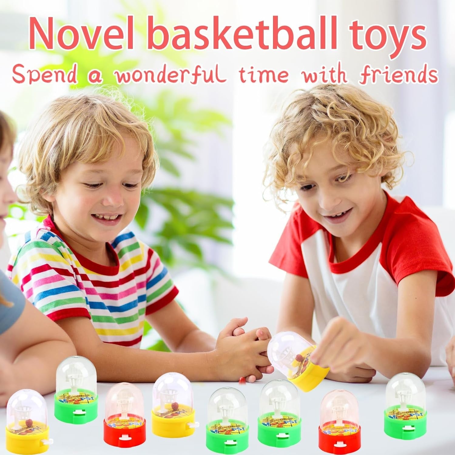 10/100pcs Mini Finger Basketball Shooting Game Handheld Desktop Table Basketball Game Toys Fidget Game Birthday Party Supplies