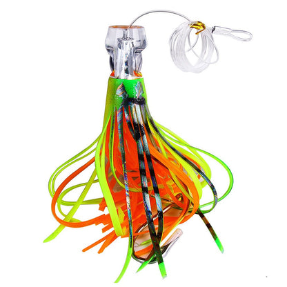 1 Isca de Corrico 65G/100G Pesca em Barco em Águas Profundas Isca de Atum Polvo Iscas de Água Salgada para Mahi Marlin Wahoo Acessórios de Pesca de Grande Porte