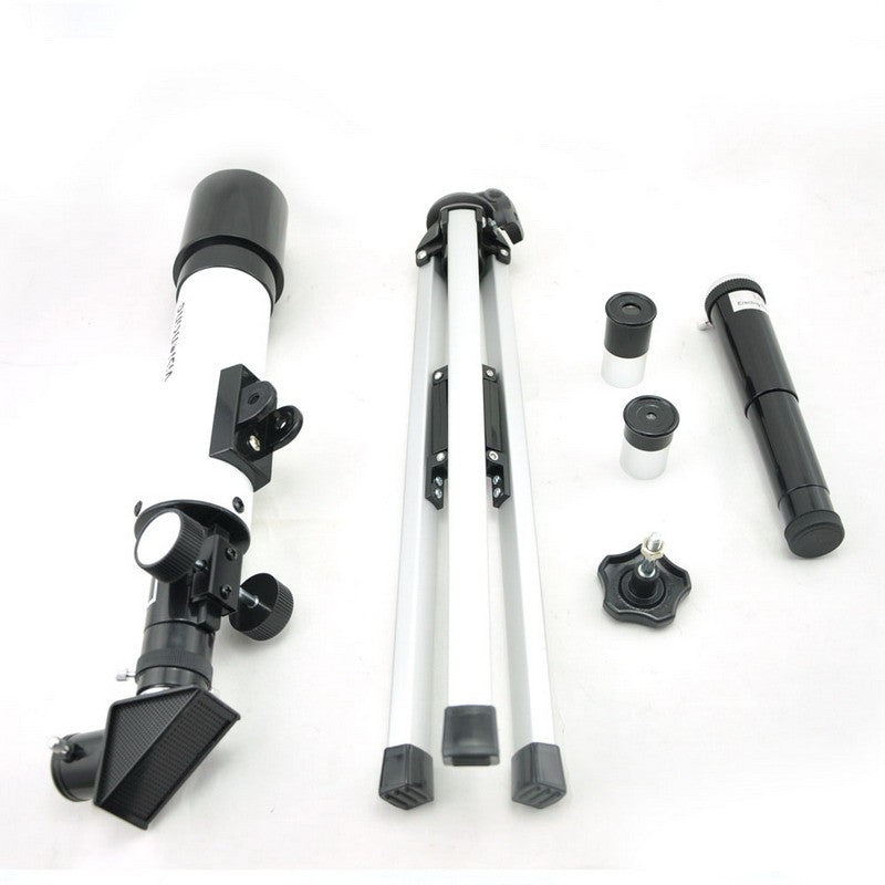Telescópio Astronômico Profissional Visionking 36050 com Tripé Portátil Telescópio Monocular para Observação Espacial