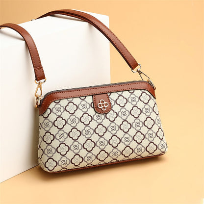 High Quality PU Leather Shoulder Bags Women Small Crossbody Bag Luxury Handbag Lady Messenger Bag Simple Shell Phone Satchels