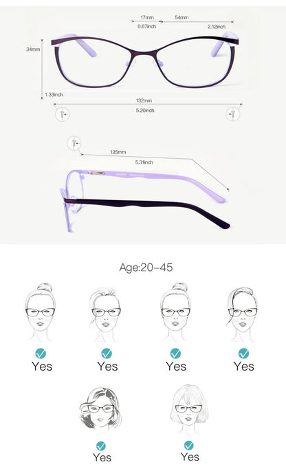 KANSEPT Women's Grade Glasses to Read Woman Myopia Lenses Woman's Eyeglasses Sunglasses for Men Eyepieces Eyewear Prescription