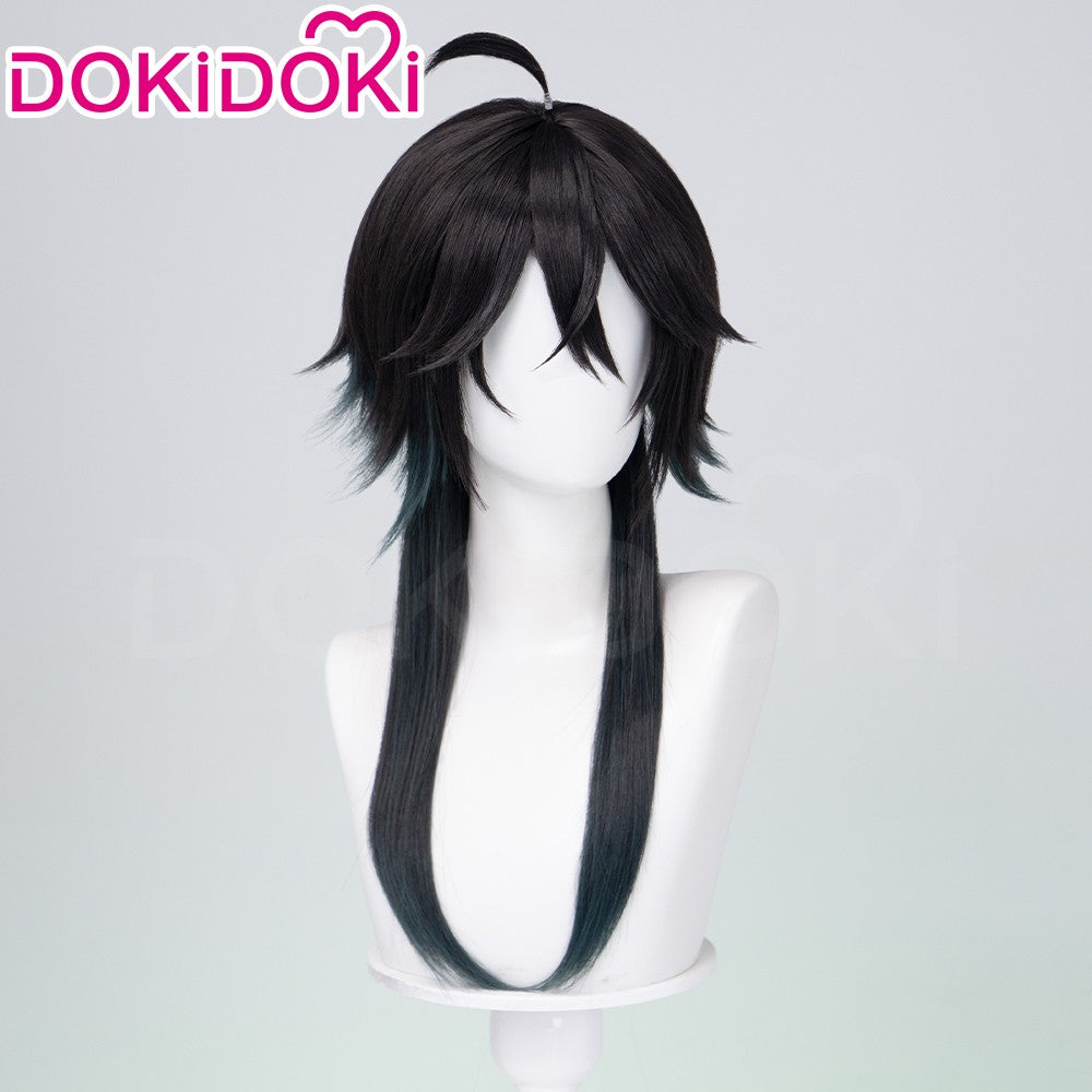 ?Ready for Ship?Idia Malleus Leona Vil Crowley Wig Game Cosplay DokiDoki Men 120cm Long Hair Fiber Idia Halloween  Free Wig Cap