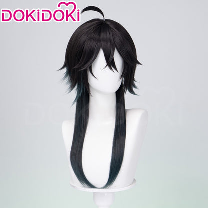 ?Ready for Ship?Idia Malleus Leona Vil Crowley Wig Game Cosplay DokiDoki Men 120cm Long Hair Fiber Idia Halloween  Free Wig Cap