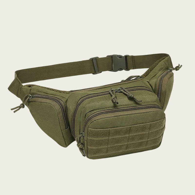 Multi functional outdoor hiking leisure waist bag, sports bag, cycling bag, single shoulder tactical waist bag