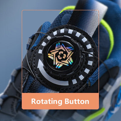 New Children's Leather Casual Shoes For Boy Girls Outdoor Running Sneakers Breathable Mesh Kids School Walking Sport Non Slip