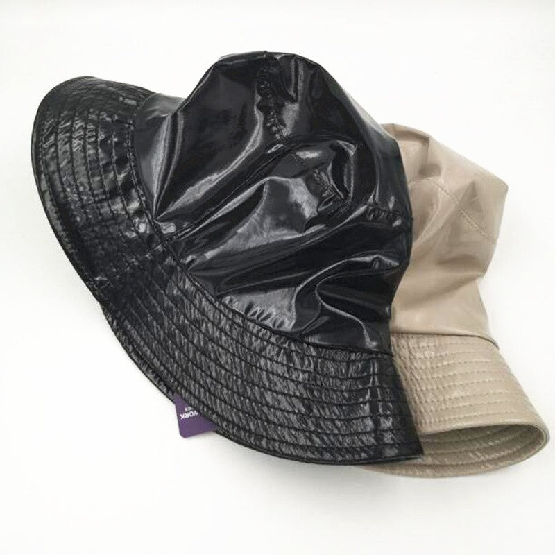 New Reversible Waterproof Bucket Hat For Women Rain hat Fishing Dot  Caps Hat  Two Side Cap Female H3