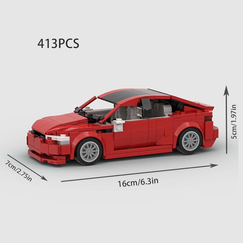MOC Carro Esportivo de Corrida Veículo Cidade Speed Racer Modelo Técnico Blocos de Construção Tijolos Supercarro F1 Brinquedos Infantis Presentes para Meninos NSX