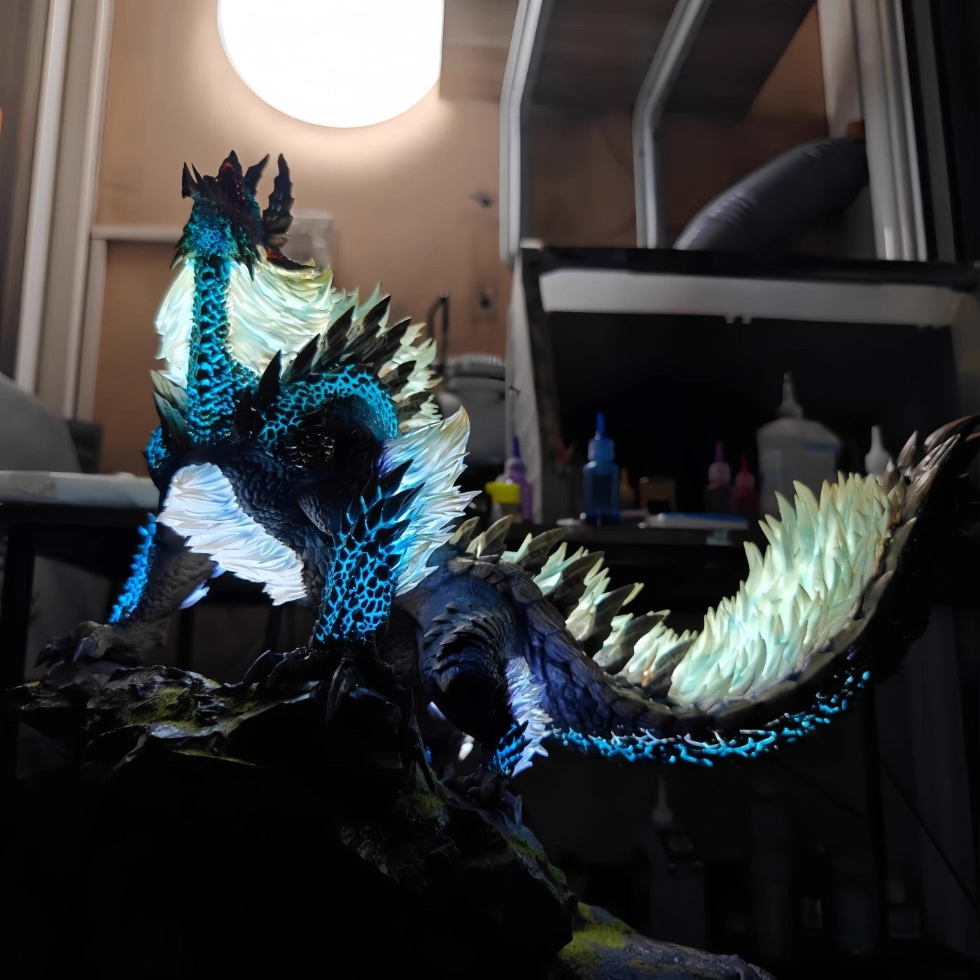 2024 Monster Hunter Anime Figura Gore Magala Figuras Gulong Juvenil Estatueta Modelo Estátua Boneca Coleção Decoração Brinquedos de Presente