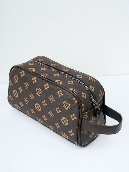 Retro Commuter Clutch Bag Fashion Business Portable Large Capacity Multifunctional Travel Tote Handbag Cell Phone Bag